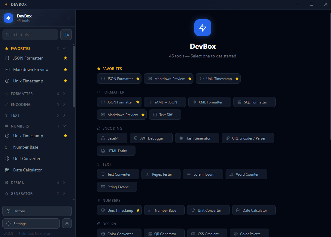 Developer Tools Software 미리보기