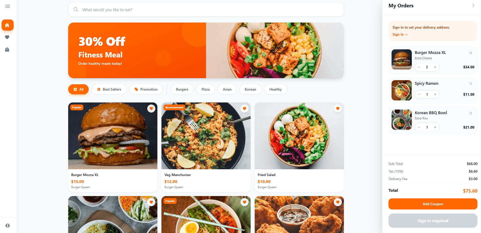 Food Ordering System